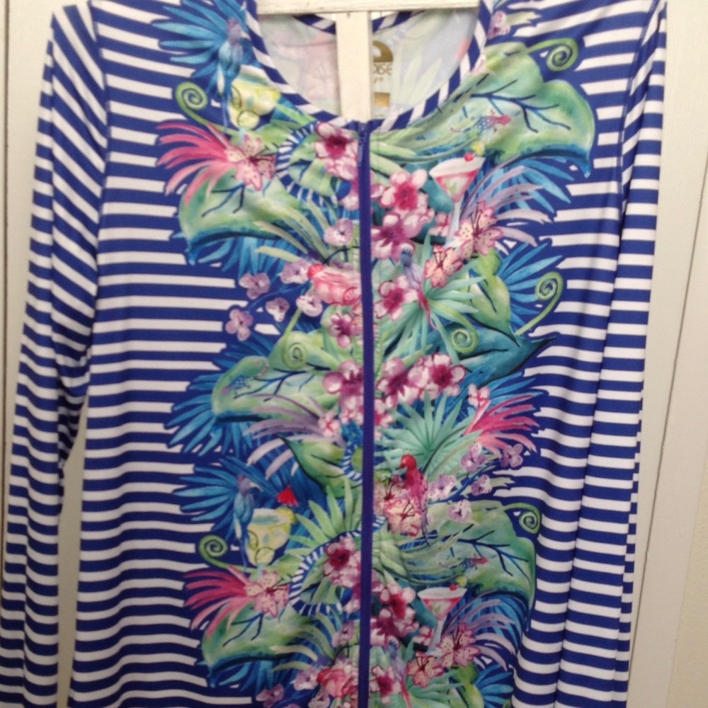 Paradise Bay Zipper jacket style top
